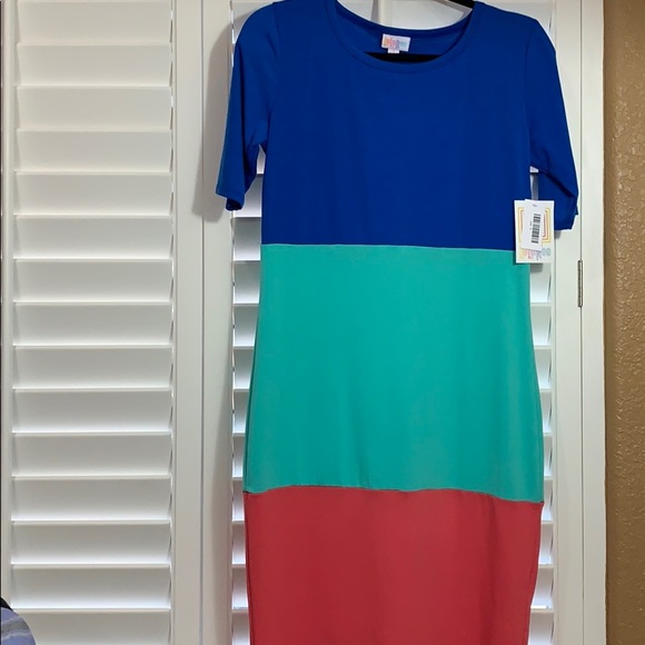 LuLaRoe Julia Dress S - Picture 3 of 6